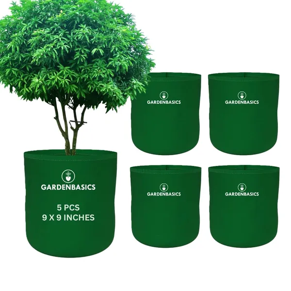 Geo_Fabric_Grow_Bags_|_400_Gsm_Thickened_Nonwoven_Plant_Grow_Bags_|_Grow_Pots_For_Plants_|_Planting_Bags_For_Vegetables_Growing_(5_Pcs_9_X_9_Inches)
