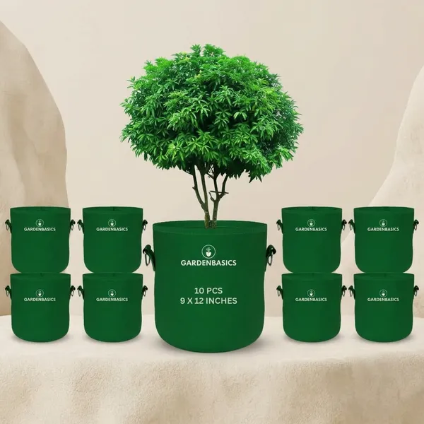 Geo_Fabric_Grow_Bags_|_400_Gsm_Thickened_Nonwoven_Plant_Grow_Bags_|_Grow_Pots_For_Plants_|_Planting_Bags_For_Vegetables_Growing_With_Handles_(10_Pcs_9_X_12_Inches)