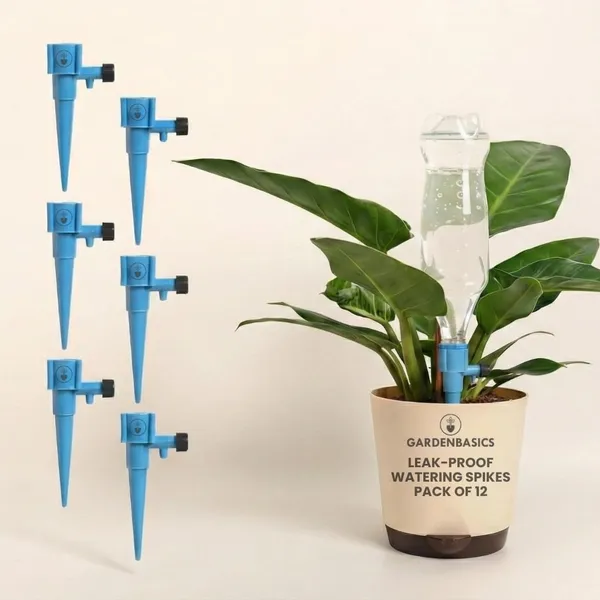 Self_Watering_Spikes_For_Plants_Pack_Of_12_|_No_Leakage_Guarantee_|_Auto_Drip_Irrigation_System_For_Plant_With_Slow-Release_Control_|_Perfect_For_Vacation_&_Daily_Watering_(Blue)