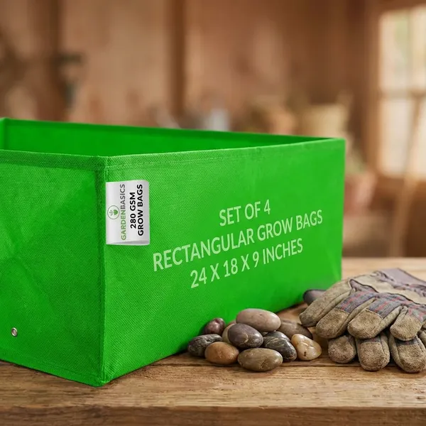 Hdpe_260_Gsm_Rectangular_Grow_Bag_(24X18X9_Inch)_|_Reusable_Uv_Stabilized_Grow_Bags_For_Terrace_Balcony_&_Kitchen_Garden_|_Heavy_Duty_Vegetable_Planter_|_Ideal_For_Leafy_Plant_&_Herbs