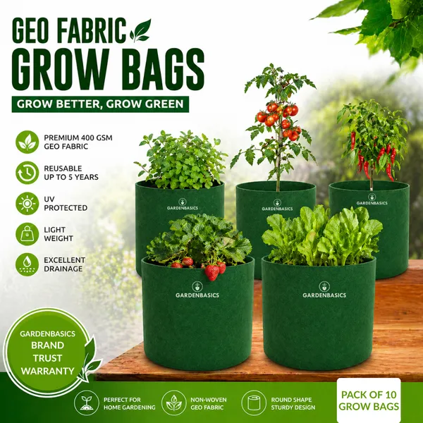 Geo_Fabric_Grow_Bags_|_400_Gsm_Thickened_Nonwoven_Plant_Grow_Bags_|_Grow_Pots_For_Plants_|_Planting_Bags_For_Vegetables_Growing_With_Handles_(10_Pcs_9_X_12_Inches)