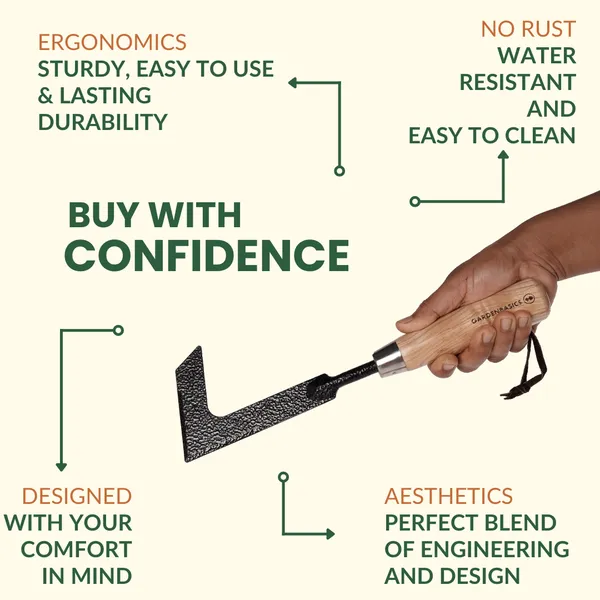 GARDENBASICS_Patio_Weeder_Hand_tool_|_Weed_Remover_Tool_with_Wooden_Handle_|_Rust_Proof_Weeding_Tools_for_Gardening_|_Crack_Weeder_Removing_Tool_|_Heavy_Duty_|_Durable_|_Tools_for_Home_Garden
