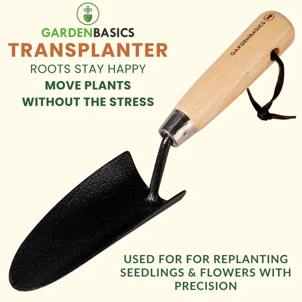 GARDENBASICS_Gardening_Transplanter_Tool_|_Hand_Transplanter_Scoop_For_Plants_|_Heavy_Duty_Transplanting_Tool_|_Rust_Free_|_Gardening_Hand_Tool_For_Garden_|_Plant_tools_for_Home_Garden_|_Durable