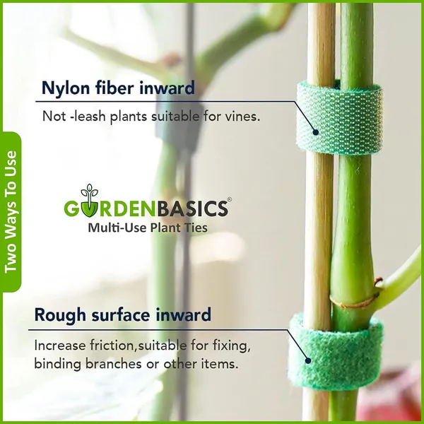 GARDENBASICS_20_Pcs_Plant_Ties_for_Climbers_|_Garden_Ties_|_Gentle_Plant_Support_|_Plant_Tie_Strap_for_Outdoor_Indoor_Climbing_Plants_|_No_Twist_No_Wire_|_Velcro_Tie_Tap_for_Creepers_|_Wire_Organizer