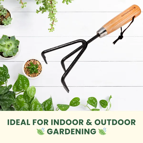 GARDENBASICS_Hand_Cultivator_for_Gardening_|_Heavy_Duty_Cultivation_Tool_|_Soil_Cultivator_for_Garden_|_Digging_Tools_for_Soil_|_Rust_Free_Plant_tools_for_Home_Garden_|_Gardening_Tools_Gift_Set