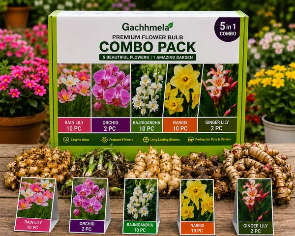 Exotic_Blooming_5_Bulbs_Combo_–_Rain_Lily,_Cymbidium_Orchid,_Rajnigandha,_Nargis_Daffodil_&_Multi-Colour_Ginger_Lily