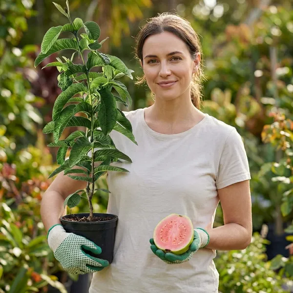 Green_Pink_Hybrid_Guava_Fruit_Plant_For_Outdoor