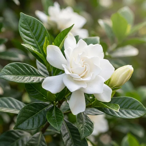 White_Gardenia_Jasminoides_Gandhoraj_Flower_Plant_For_Outdoor