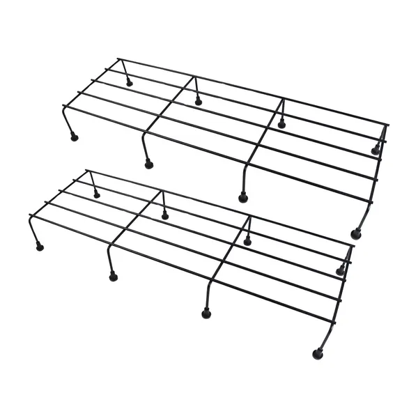 Metal_Rectangle_Flower_plant_stand_for_balcony_(60�20_Cm_/_2_Pc_Set)