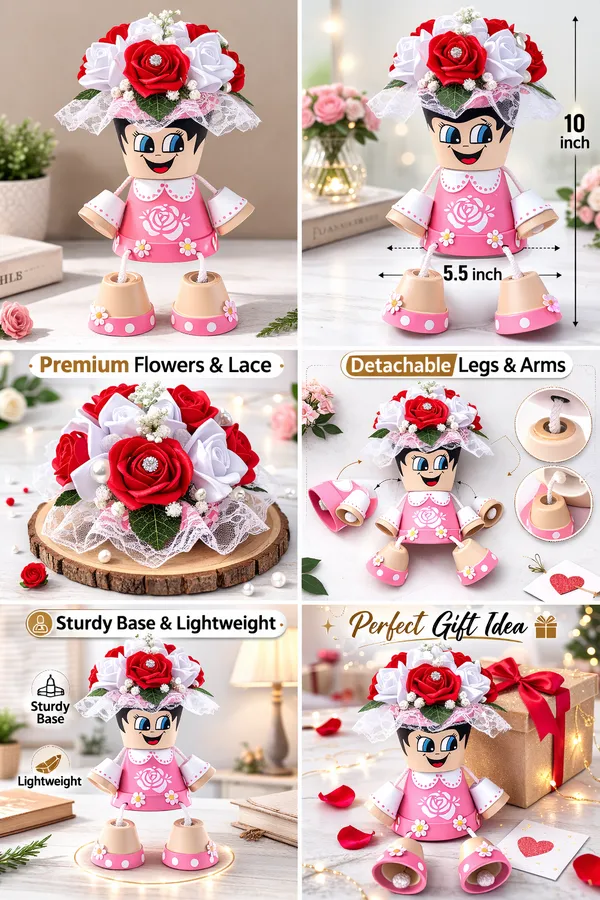 Multicolor_Premium_Little_Girl_Planters