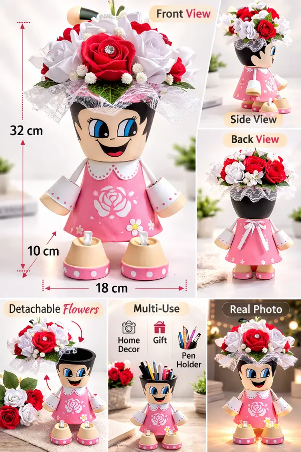 Multicolor_Premium_Little_Girl_Planters