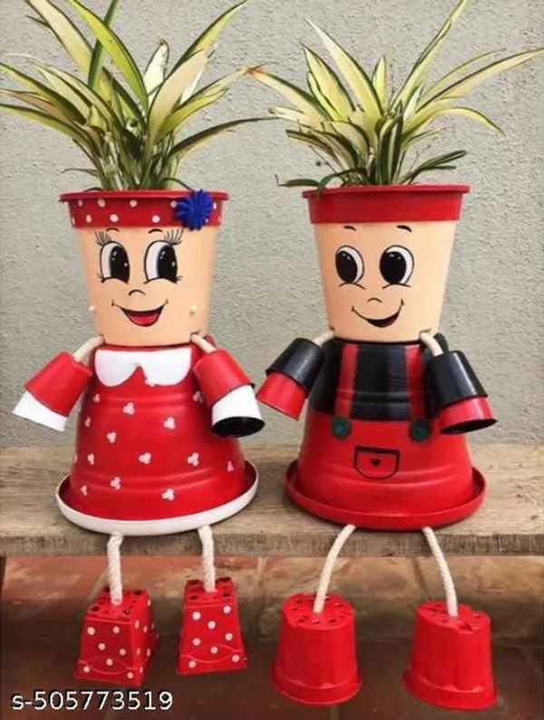 Multicolor_Premium_Red_Couple_Planters