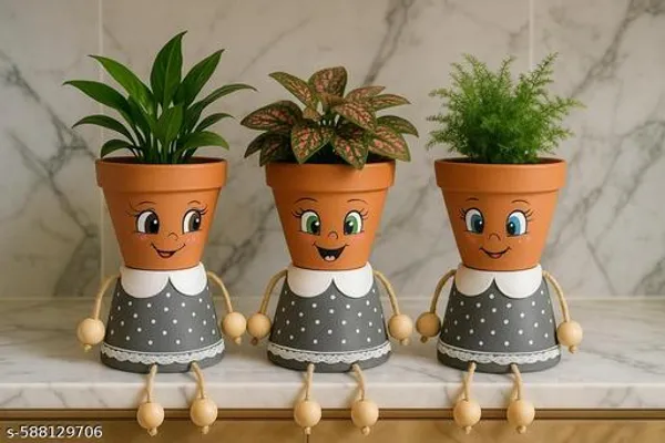 Brown_And_Black_Handmade_Doll_Face_Terracotta_Planters_Cute_Decorative_Clay_Flower_Pots_With_Rope_Hands_Legs_Tabletop_Home_Decor_Showpiece_Pack_Of_3