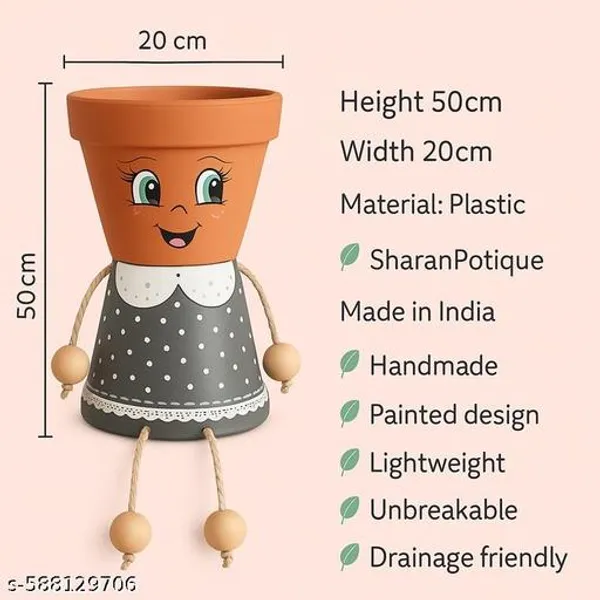 Brown_And_Black_Handmade_Doll_Face_Terracotta_Planters_Cute_Decorative_Clay_Flower_Pots_With_Rope_Hands_Legs_Tabletop_Home_Decor_Showpiece_Pack_Of_3