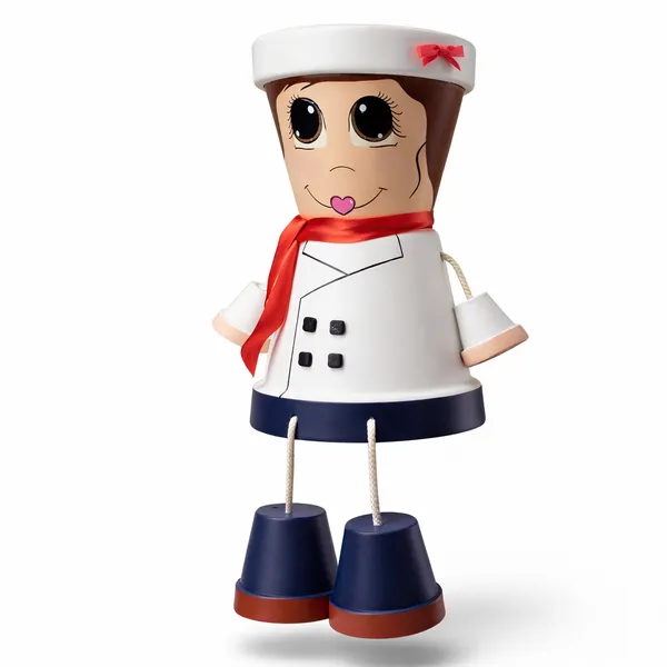 White_Premium_Chef_Couple_Planters_Pot