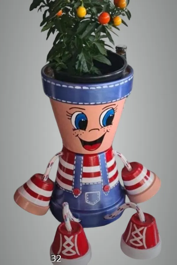 Blue_Premium_Flowers_Pot