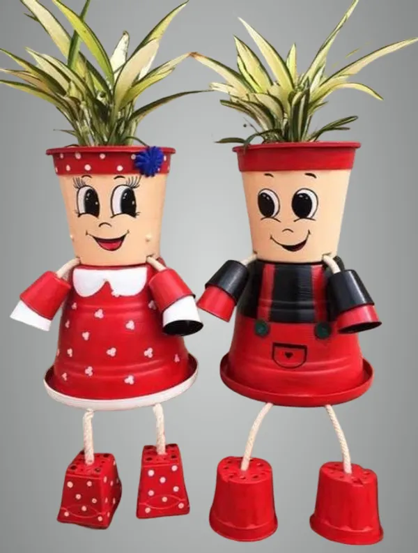 Multicolor_Premium_Red_Couple_Planters