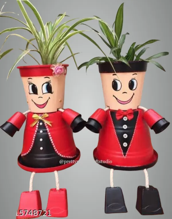 Red_Premium_Couple_Planters_Pot