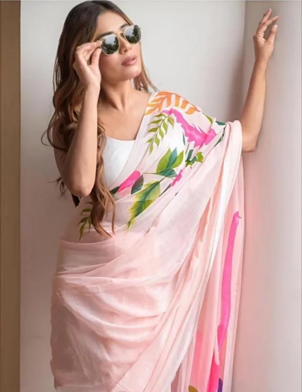 Flamingo_Pink_Saree_for_Women
