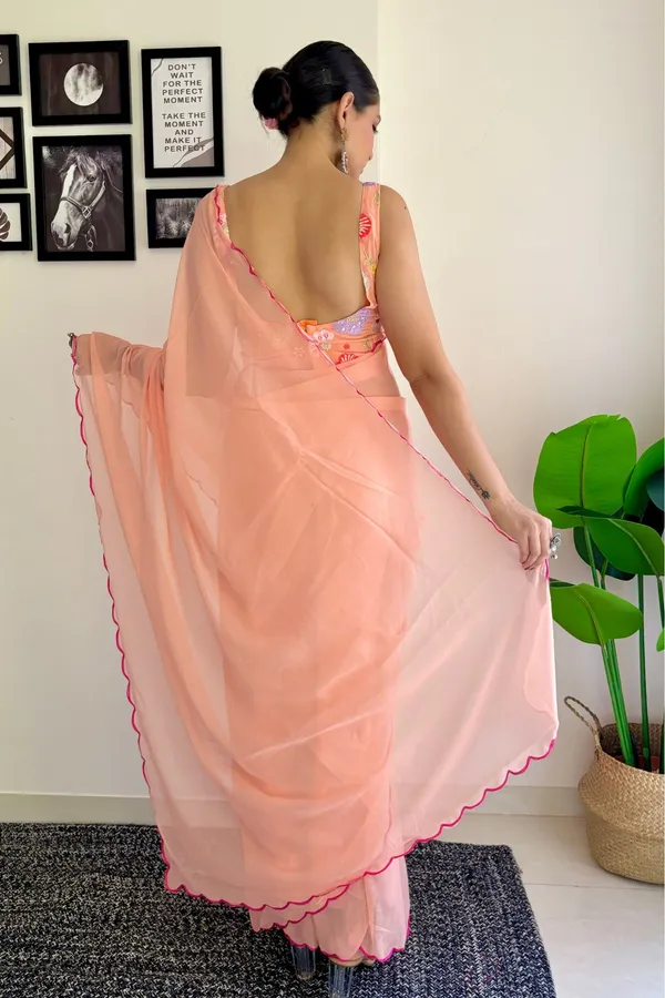 Georgette_Peach_Floral_Georgette_Embroidered_Saree_For_Women