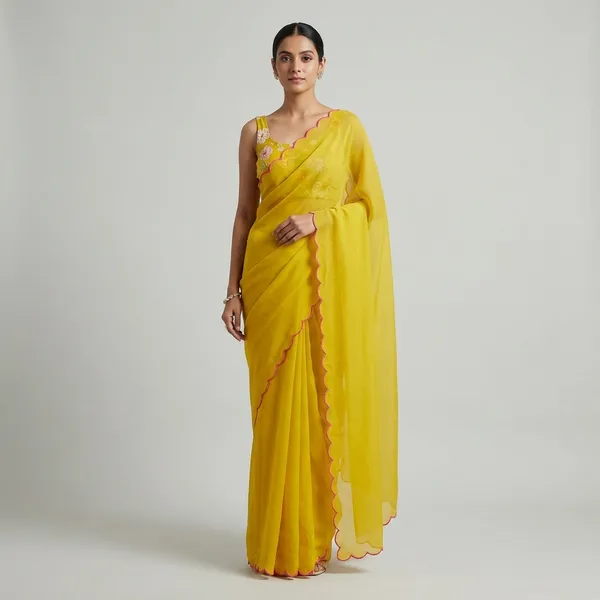 Georgette_Yellow_Floral_Embroidered_Saree_For_Women
