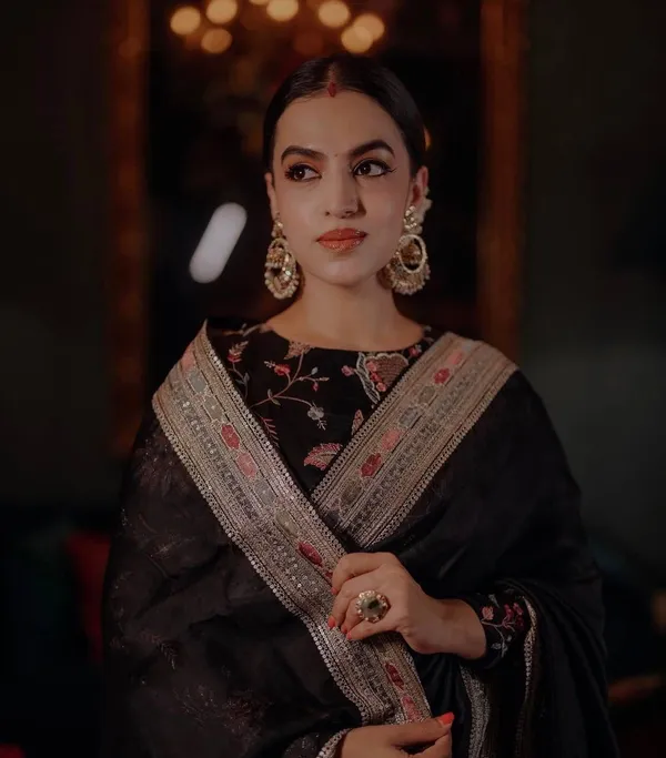 Chiffon_Women_Embroidered_Work_Stylish_Classic_Orignal_Chiffon_Saree_for_Women