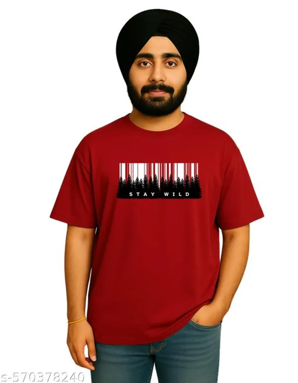 Maroon_Stay_Wild_Graphic_Nature_Inspired_Printed_Oversized_T_Shirt