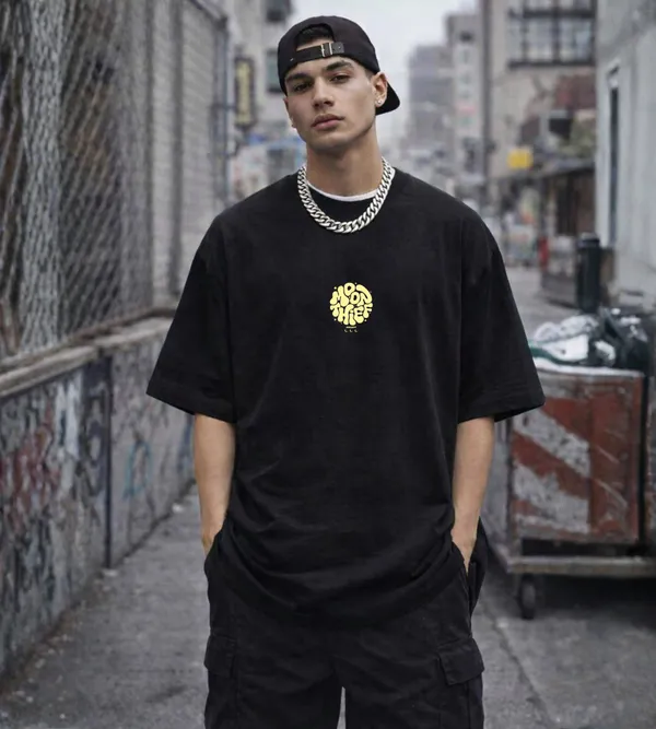 Black_Oversized_Cotton_Streetwear_Style_Soft_T_Shirt