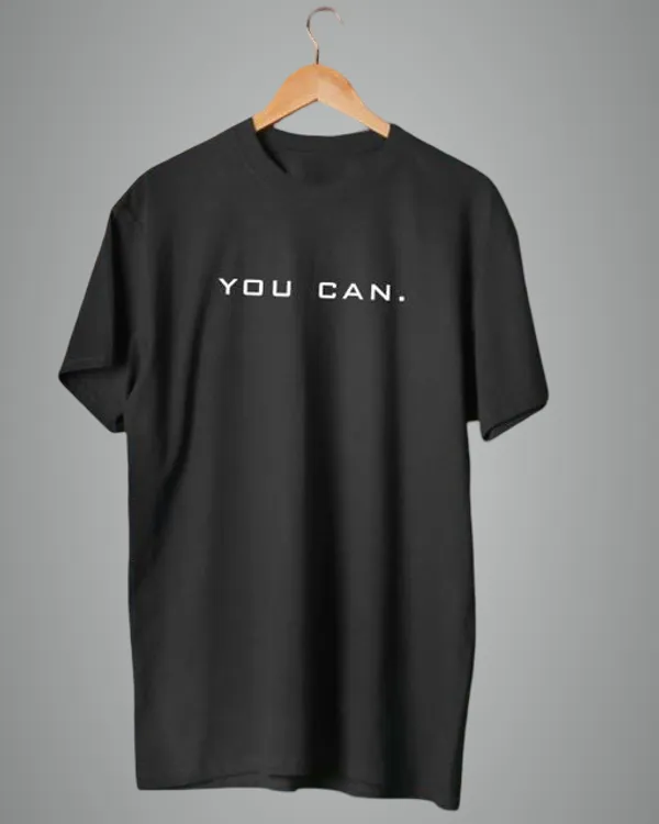 Black_Cotton_Blend_Round_Neck_Lightweight_Quick_Dry_Motivational_Graphic_T_Shirts