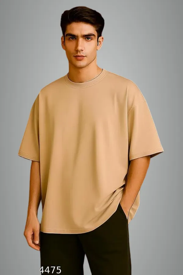 Biege_Streetwear_Style_Oversized_Cotton_T_Shirt