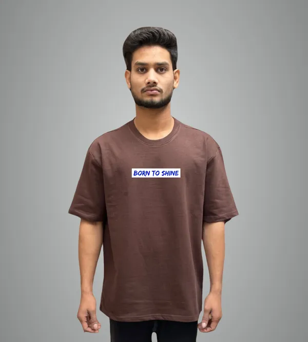 Brown_Oversized_Cotton_Streetwear_Style_Soft_Breathable_T_Shirt_For_Unisex