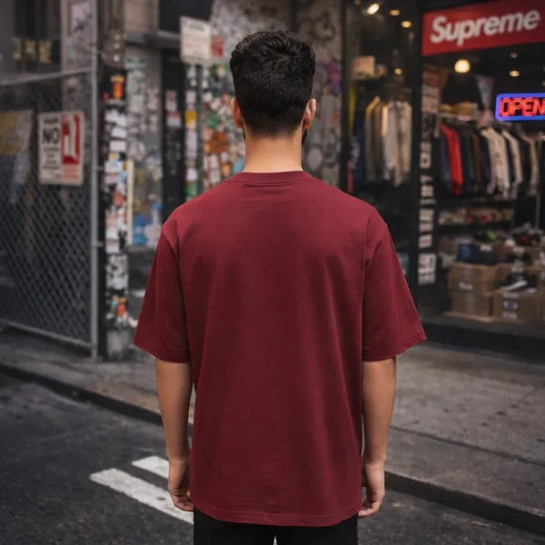 Brown_Oversized_Cotton_Streetwear_Style_Soft_Breathable_T_Shirt_For_Unisex
