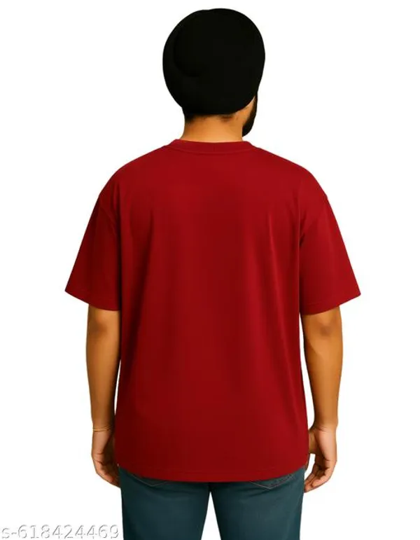 Maroon_Streetwear_Style_Oversized_Cotton_T_Shirt