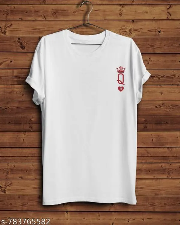 White_And_Black_Level_Up_Your_Love_King_Queen_Polyester_Fashion_Tees_Combo_Set