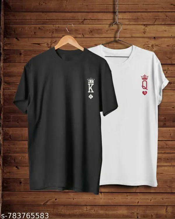 White_Level_Up_Your_Love_By_Yourself_Queen_Cotton_Blend_Fashion_Tees