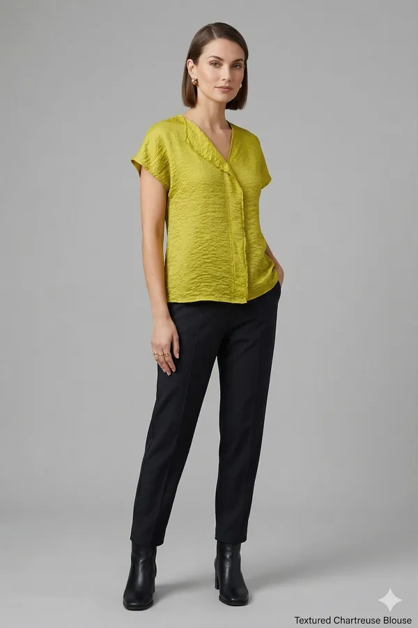 Yellow_Georgette_Stylish_Collartop_For_Women