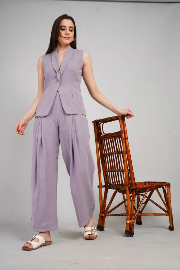 Lavender_Polyester_Co_Ord_Set_For_Women