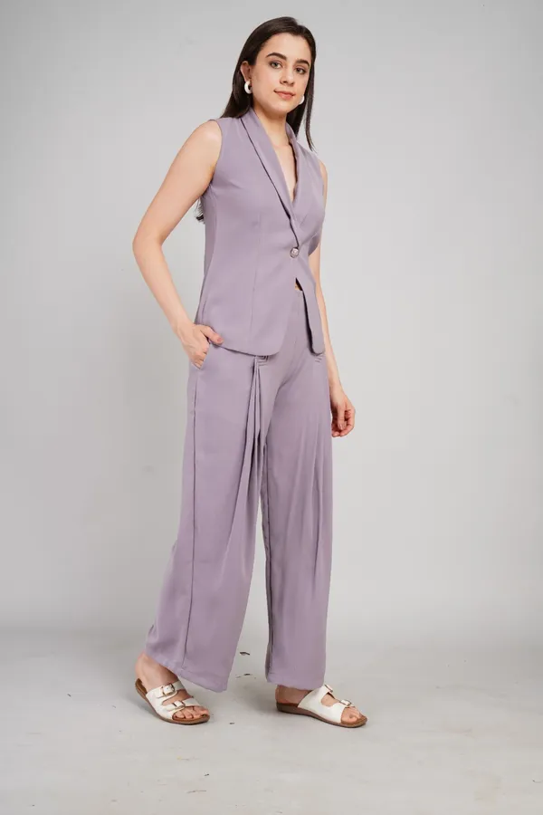 Lavender_Polyester_Co_Ord_Set_For_Women