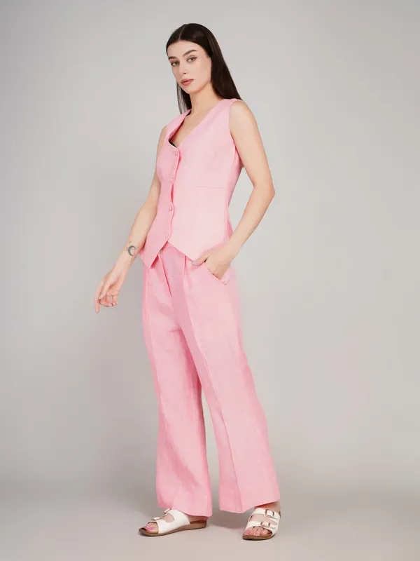Baby_Pink_Pure_Linen_Formal_Co_Ord_Set_For_Women