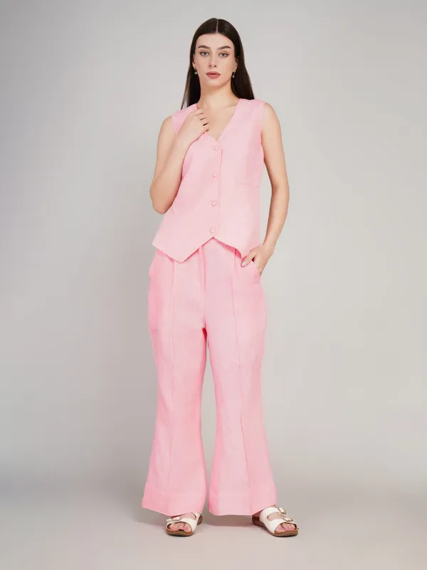 Baby_Pink_Pure_Linen_Formal_Co_Ord_Set_For_Women