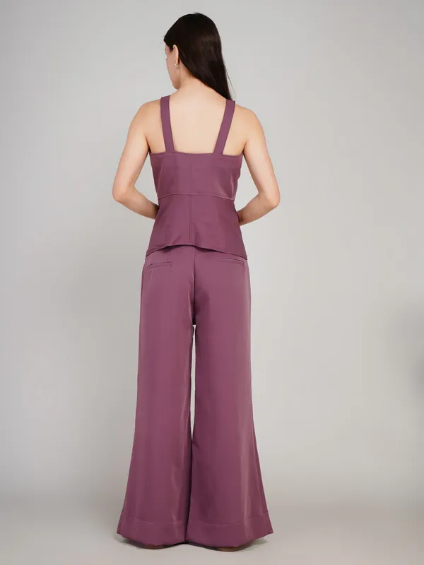 Purpule_Imported_Polyster_Designer_Co_Ord_Set_For_Women