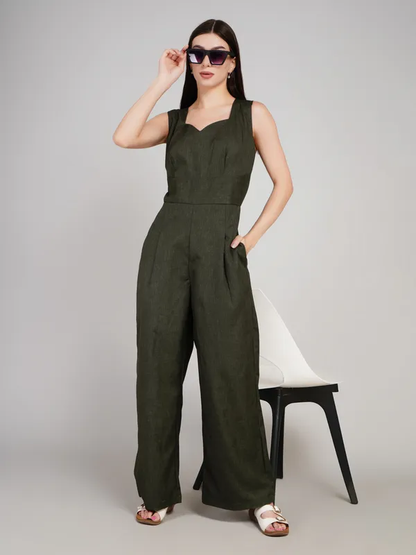 Green__Cotton_Jump_Suit_For_Women