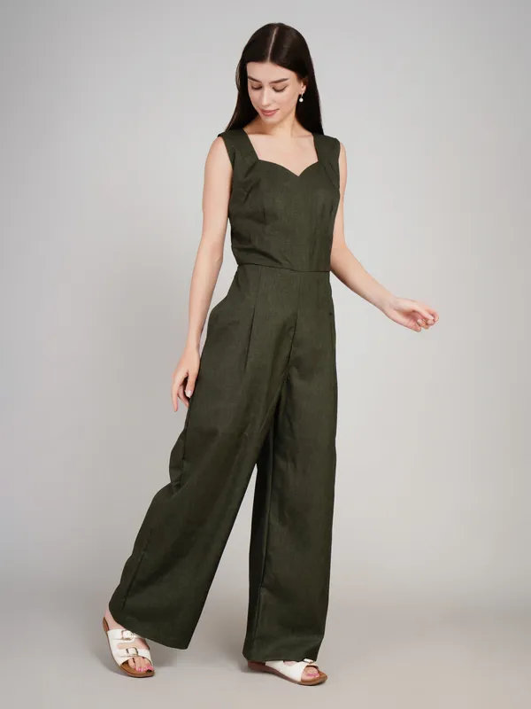 Green__Cotton_Jump_Suit_For_Women