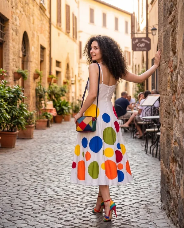 Coloured_Polka_One_Peace_Dress