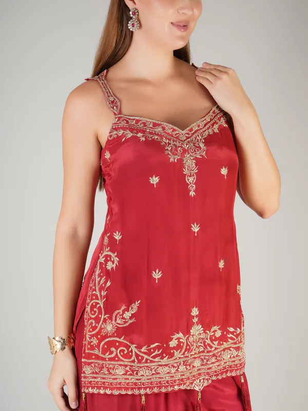 Dabka_&_Stone_Embroidered_Silk_Kurta_Sharara_Set_with_Scalloped_Dupatta