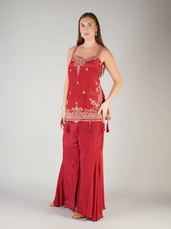 Dabka_&_Stone_Embroidered_Silk_Kurta_Sharara_Set_with_Scalloped_Dupatta