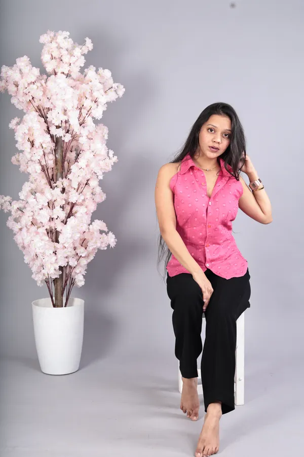 Pink_Pure_Cotton_Buta_Quilted__Stylish_Shirt_Set_For_Women