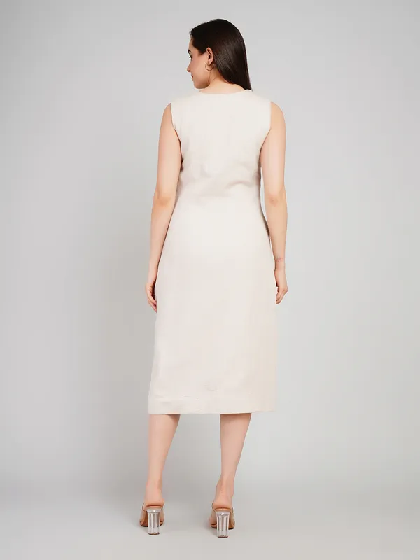 White_Breathable_Cotton_One_Piece__For_Women