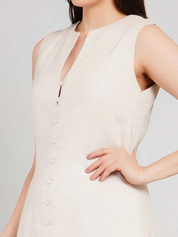 White_Breathable_Cotton_One_Piece__For_Women