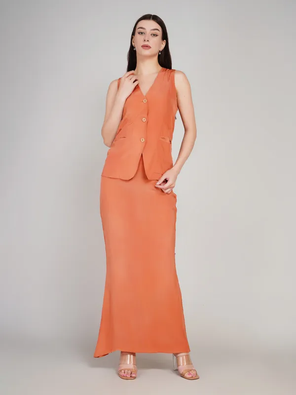 Orange_Banana_Crape_Designer_Co_Ord_Set_For_Women